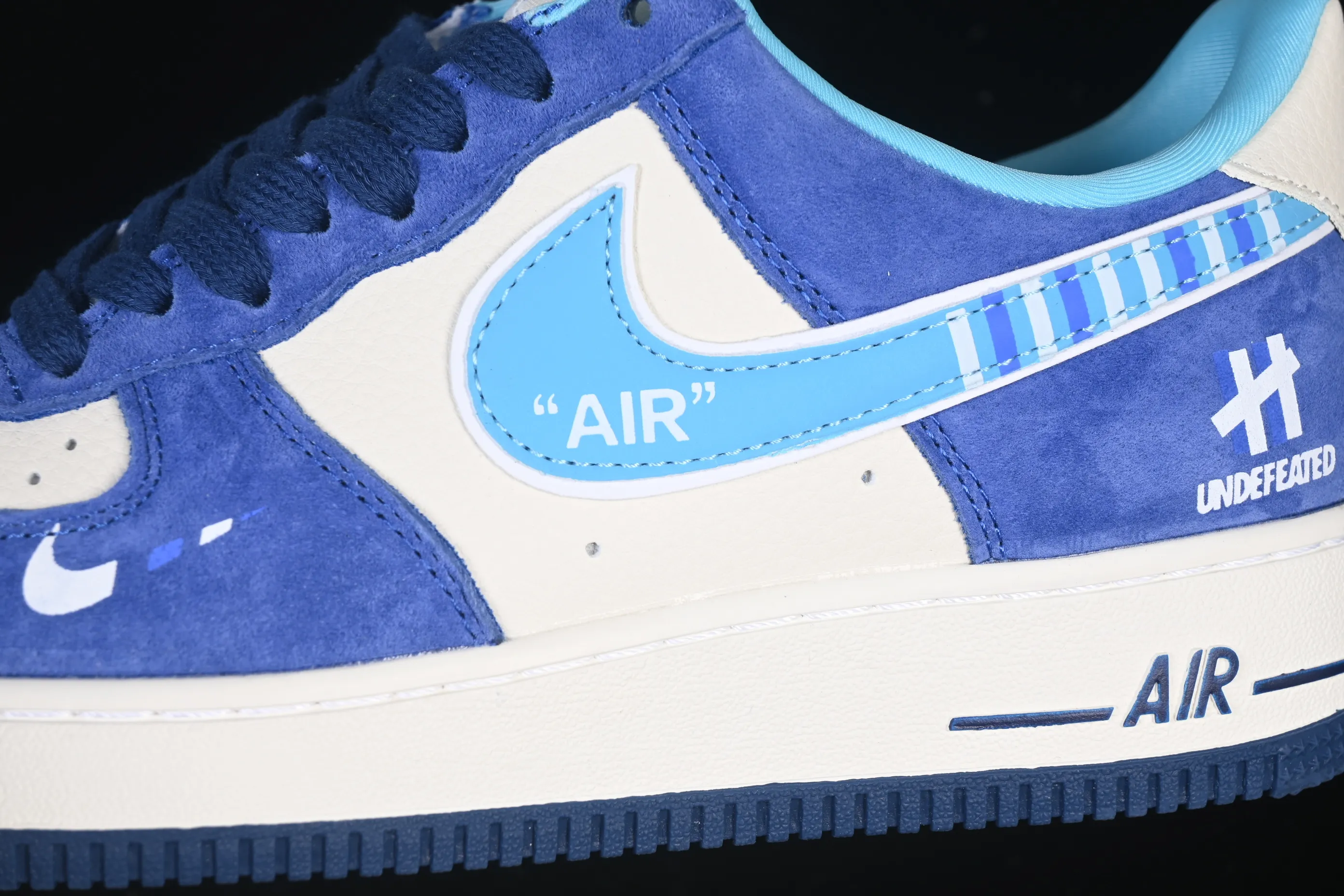 All categories Nk Air Force 1 Air Force series Nk Air Force 1 Low Air Force low top Nike Air Force 1'07 Low UN joint suede blue Air Force 1 low top casual sneakers SY1388-003